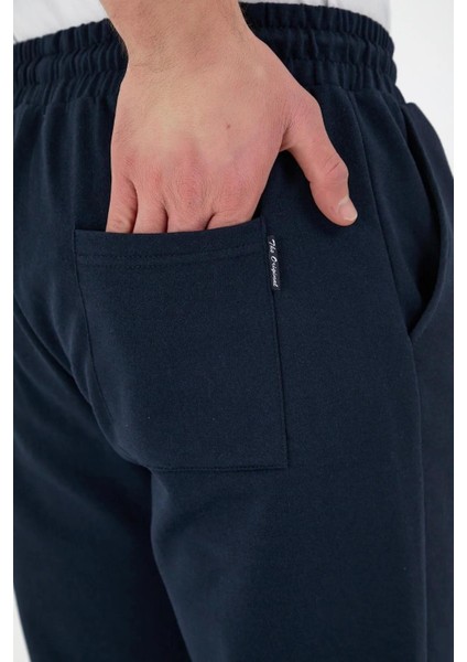 Siyah-Gri-Lacivert 3'lü Erkek Eşofman Altı Etiketli Arka ve Yan Cepli Regular Fit indirimleri