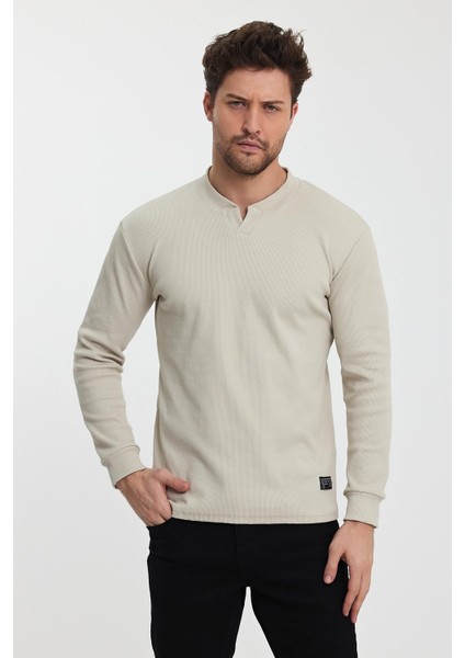 Patlı Yaka Kaşkorse SWEATSHIRT(E23-72804)