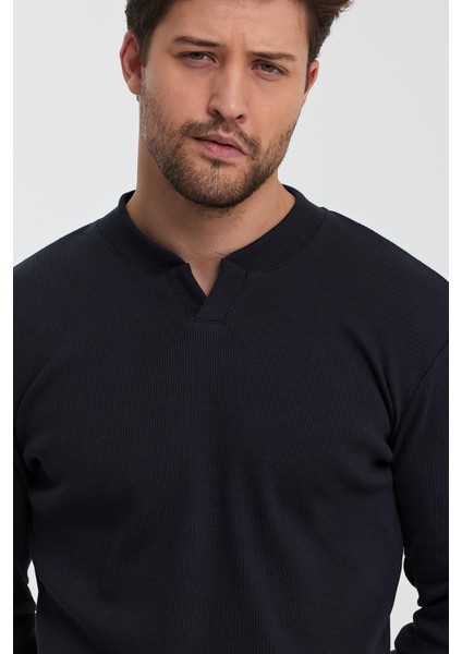 Patlı Yaka Kaşkorse SWEATSHIRT(E23-72804)