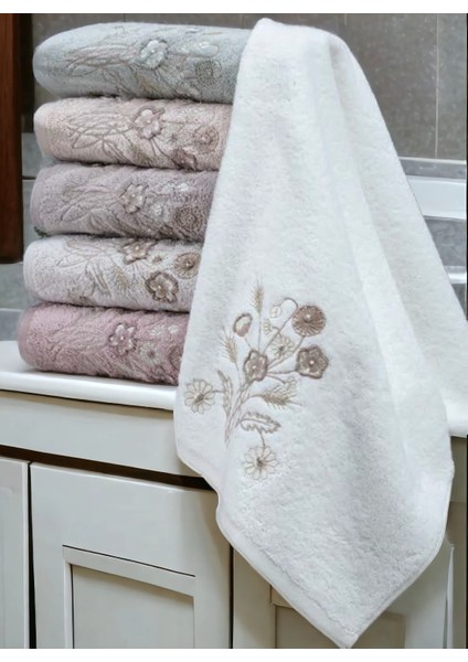 Elnur 6lı El-Yüz Havlusu 50X90 cm