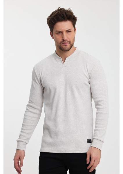 Patlı Yaka Kaşkorse SWEATSHIRT(E23-72804)