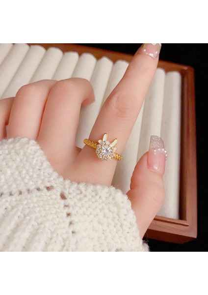 Zirkonya Ayarlanabilir Açık Uçlu Yüzük (Yurt Dışından) fiyatları