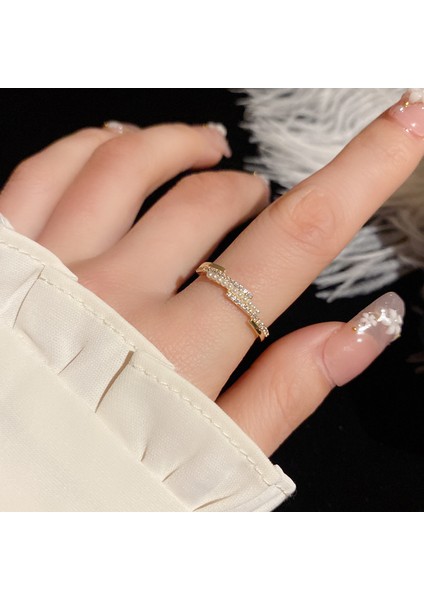 Şık ve Zarif Tasarımlı Açık Uçlu Ayarlanabilir Yüzük, Tatil Hediyesi (Yurt Dışından) fırsatları