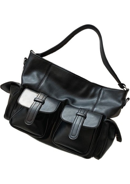 Kadın Büyük Kapasiteli Su Geçirmez Motosiklet Omuz Çantası (Yurt Dışından)