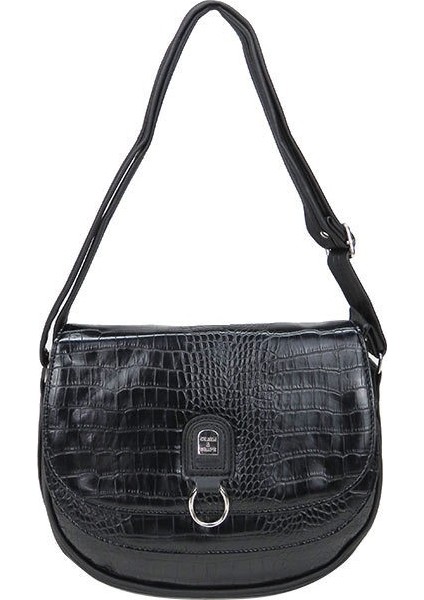 Kadın Timsah Desenli Çapraz Askılı Omuz Çantası (Yurt Dışından)