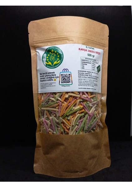 Karışık Sebzeli Erişte 500 gr