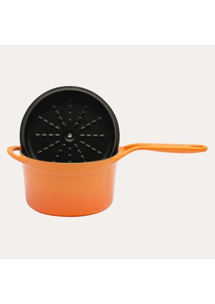 Pot Art Peach Mini Döküm Tencere 18 cm