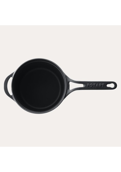 Siyah Mini Döküm Tencere 18 cm modelleri
