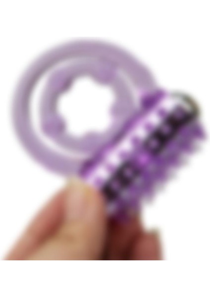 Lolita Shop Pilleri Değişebilen Yumuşak Jel Dokuda Güçlü Titreşimli Testis Tutacaklı Penis Ereksiyon Halkası