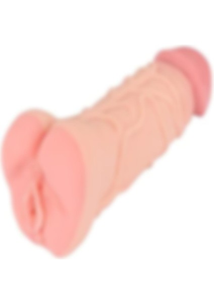 Lolita Shop Tamamen Gerçekçi Et Dokusuna Sahip Ten Hissiyatında Kalın Anal Mastürbatör ve Penis Kılıfı