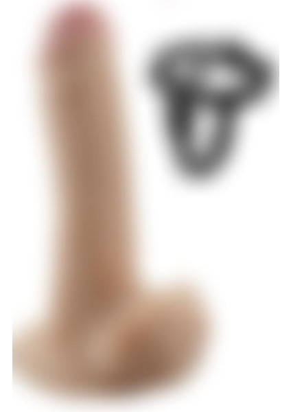 Lolita Shop 18 Cm Belden Bağlama Kemerli Ultra Soft Dokuda Penis