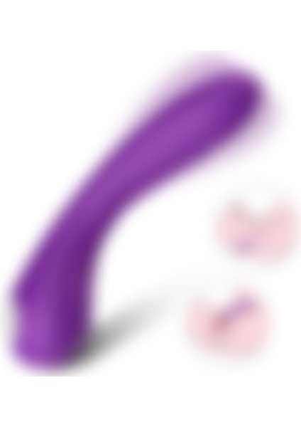 Lolita Shop 9 Farklı Titreşimli G Noktası Uyarıcılı USB Şarjlı Soft Silikon Dokuda Orgazm Teknolojik Vibratör