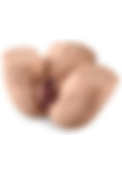 Lolita Shop Gerçekçi Büyük Boy Yarım Kalça Anal Vajinal Girişli Et Dokusunda Realistik Yapay Suni Mastürbatör