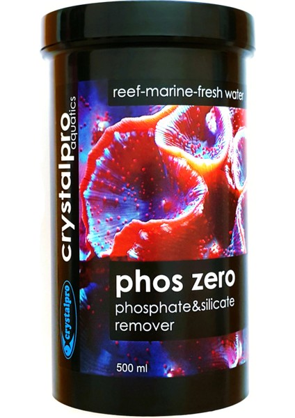 Phos Zero 500ML - Fosfat Silikat Giderici Akvaryum Medyası