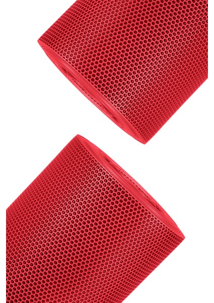 Kaydırmaz Kırmızı Bal Petek Paspas EN:90cm 90 x 220 cm