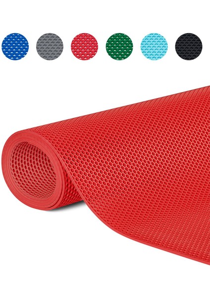 Kaydırmaz Kırmızı Bal Petek Paspas EN:90cm 90 x 300 cm fiyatları