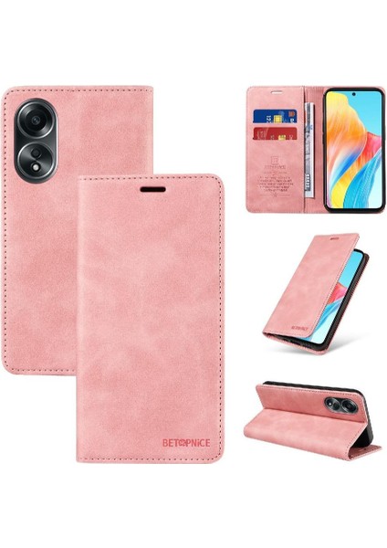 BDT Boutique Oppo Case 4g Pu Deri Için Kılıf Folio Cüzdan Koruyucu Manyetik (Yurt Dışından)