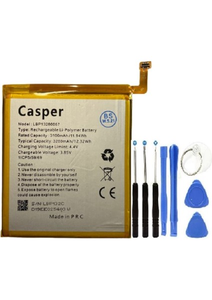 Casper E3 Pil Batarya + Tamir Seti