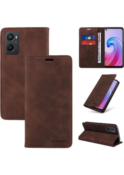Oneplus Nord N20 5g Manyetik Folio Cüzdan Pu Deri Koruyucu Kılıf (Yurt Dışından)