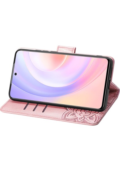 Honor 50 Se Kelebek Kanatları Narin Çiçekler Flip Darbeye Dayanıklı Deri Telefon Kılıfı ile Uyumlu (Yurt Dışından) indirimleri