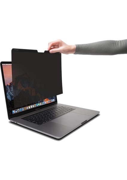 Macbook Air 13.3 Macbook Manyetik Hayalet Ekran Koruyucu - Siyah 323106