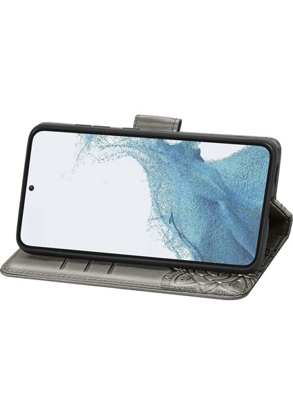 Samsung Galaxy S23 Kelebek Kanatları Narin Çiçekler Flip Darbeye Dayanıklı Deri Telefon Kılıfı ile Uyumlu (Yurt Dışından) indirimleri