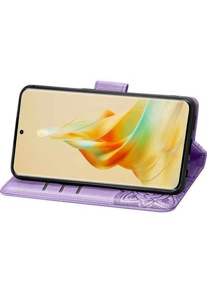 Oppo Reno 8t 5g Kelebek Kanatları Narin Çiçekler Darbeye Dayanıklı Deri Telefon Kılıfı (Yurt Dışından) indirimleri