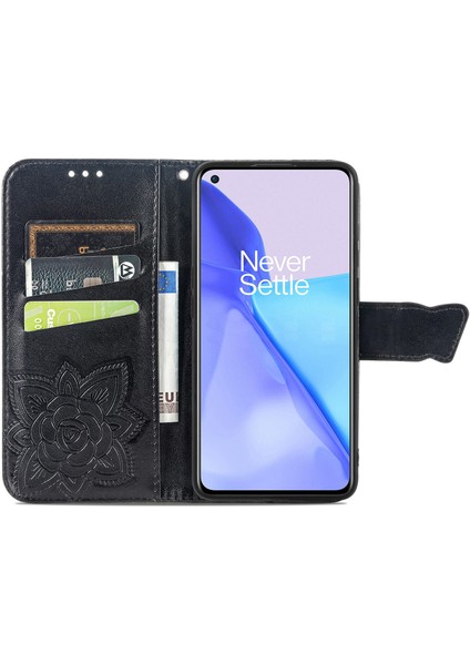 Oneplus 9 Kelebek Kanatları Narin Çiçekler Darbeye Dayanıklı Deri Telefon Kılıfı (Yurt Dışından) indirimleri