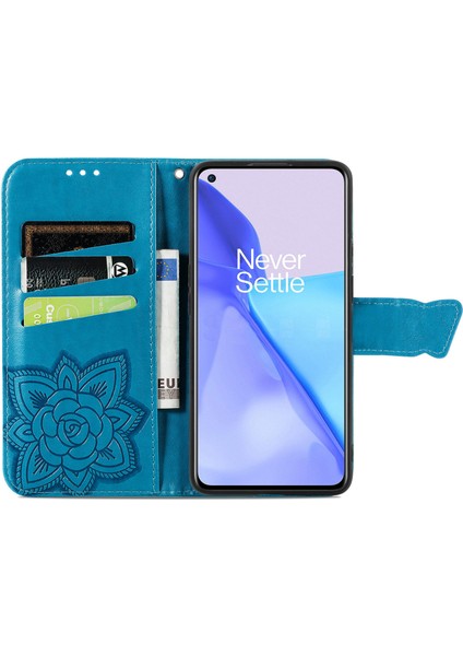 Oneplus 9 Kelebek Kanatları Narin Çiçekler Darbeye Dayanıklı Deri Telefon Kılıfı (Yurt Dışından) indirimleri