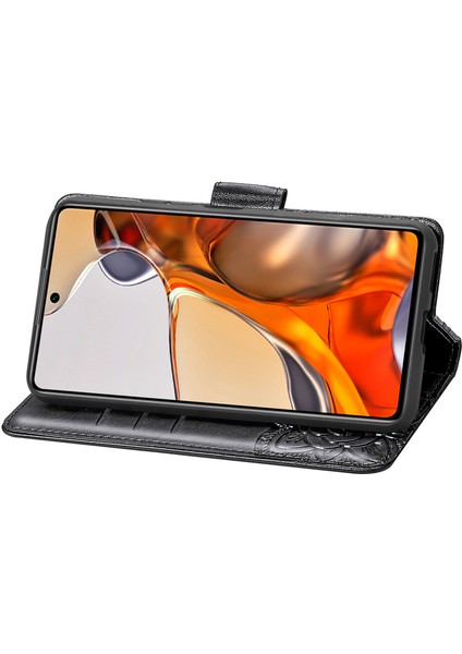Xiaomi 11T/11T Pro Kelebek Kanatları Narin Çiçekler Flip Darbeye Dayanıklı Deri Telefon Kılıfı ile Uyumlu (Yurt Dışından) indirimleri