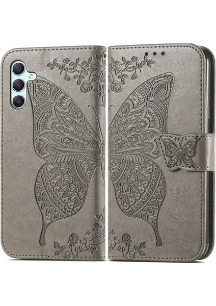 Samsung Galaxy A34 5g Kelebek Kanatları Narin Çiçekler Flip Darbeye Dayanıklı Deri Telefon Kılıfı ile Uyumlu (Yurt Dışından) modelleri