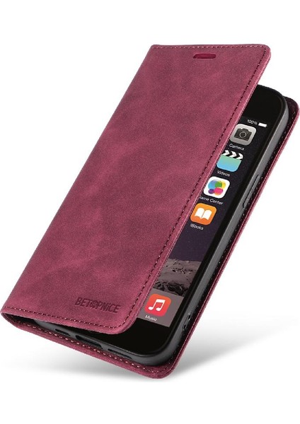 Iphone Se 2022/2020 Için Kılıf Folio Cüzdan Pu Deri Koruyucu Manyetik (Yurt Dışından) fırsatları