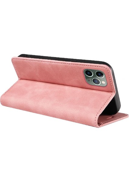 Iphone 11 Için Kılıf Pro Max Manyetik Koruyucu Folyo Cüzdan Pu Deri (Yurt Dışından)