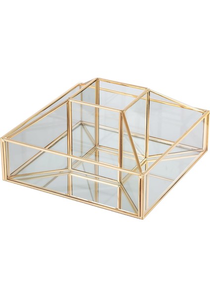 Pirinç Cam Makyaj Organizer fırsatları