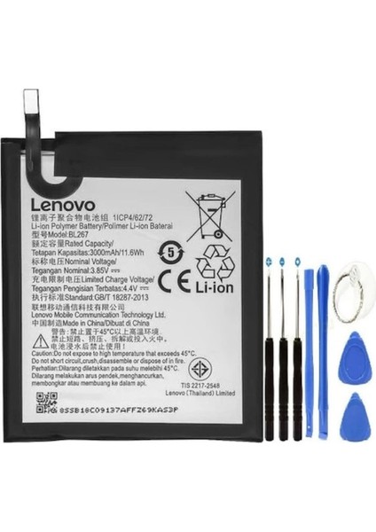 Lenovo K6 K33A48 Pil Batarya + Tamir Seti 3000 Mah