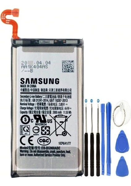 Samsung S9 G960 Uyumlu Pil Batarya + Tamir Seti EB-BG960ABE