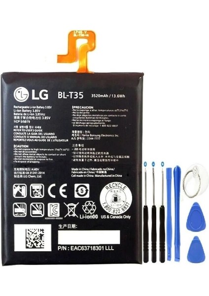 Google Pixel 2 Xl Pil Batarya + Tamir Seti BL-T35