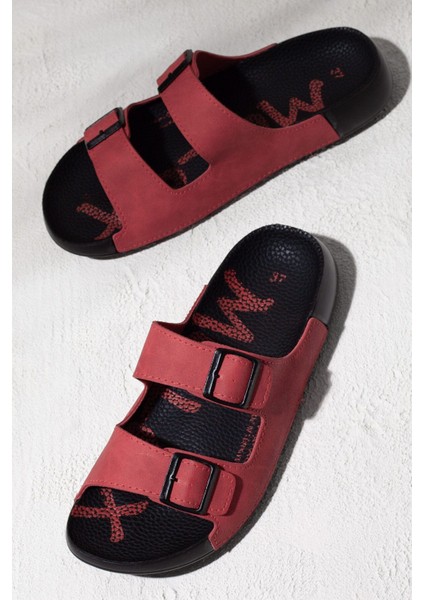 Çift Tokalı Yumuşak Tabanlı Günlük Terlik fırsatları