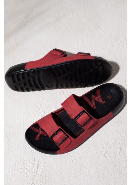 Çift Tokalı Yumuşak Tabanlı Günlük Terlik indirimleri