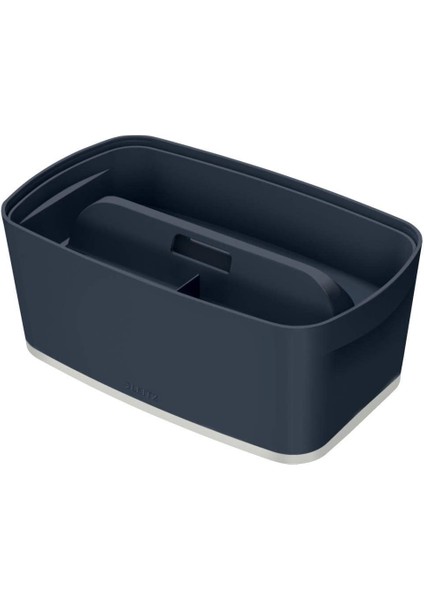 MyBox Cosy Small Ofis Düzenleyici Kapaklı Saklama Kabı Kadife Gri fiyatları