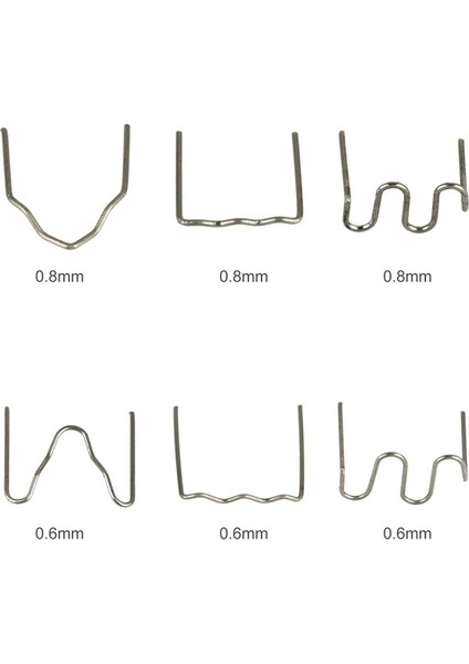 Plastik Kaynakçı Onarımı Için 1200 Adet Sıcak Zımba Zımbaları Sıcak Eriyik (Yurt Dışından) modelleri