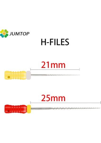 Adet/paket Diş Dosyaları El Kullanımı H Dosyaları 21/25MM Paslanmaz Çelik Endodontik Kök Kanal Dosyaları Diş Hekimi Araçları Diş Laboratuvarı Aletleri (Yurt Dışından) modelleri