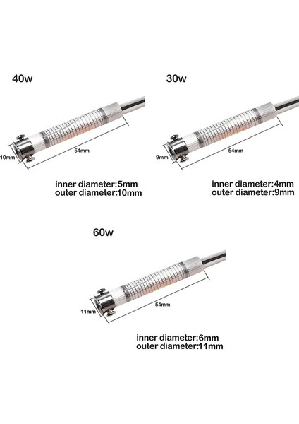 30/40/60W Havya Çekirdek Isıtma Elemanı Yedek Kaynak Aracı Elemanı Isıtıcı Çekirdek Kaynak Aracı Yedek Yedek Parça (Yurt Dışından) indirimleri