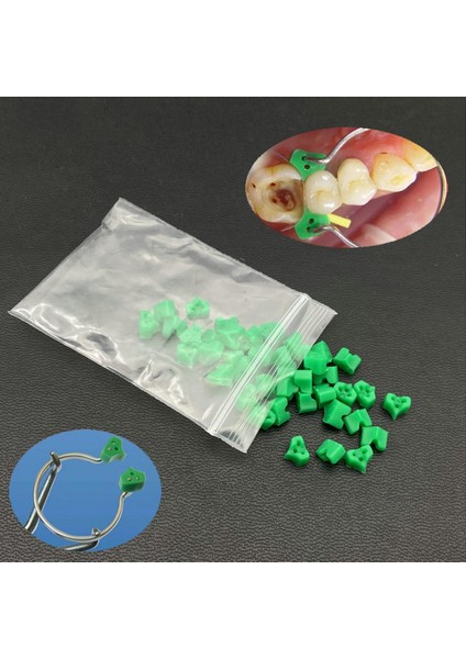 40 Adet/torba Diş Silikon Takozlar Takozlar Kauçuk Tor Vm No 1.861 Delta Halka Diş Diş Hekimi Malzemesi Diş Hekimi Araçları (Yurt Dışından)