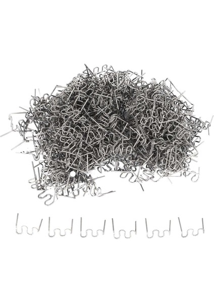 1000 Adet Sıcak Zımba Plastik Tamir Için Zımba Dalga Zımba Tampon Kaporta Onarımı 0.8mm S Dalga Zımba (Yurt Dışından)