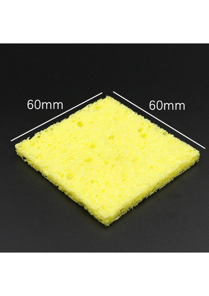 10 Adet Kaynak Sünger Yeniden Kullanılabilir Yüksek Sıcaklığa Dayanıklı Temizlik Süngeri Elektrikli Havya Için Uygun Temizlik Malzemeleri (Yurt Dışından)