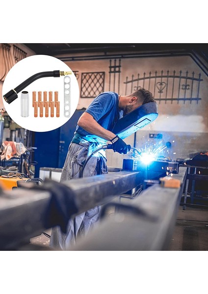 Gaz Memesi, 1 Alet ve 1 Brülör ile 15AK Mıg/mag Temas Borusu Için 20 Adet 0.8mm Mıg Kaynak Nozulları (Yurt Dışından) fırsatları