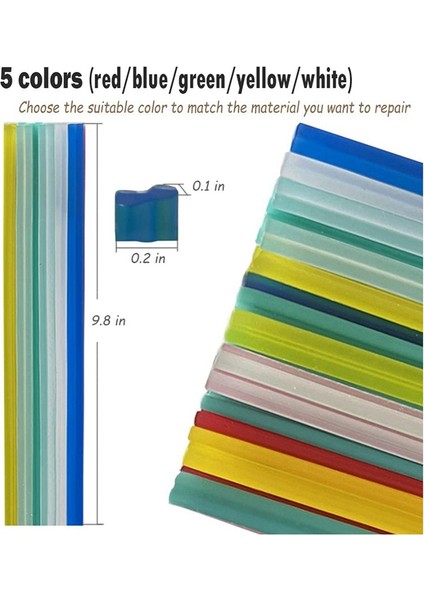 106 Adet Plastik Kaynak Çubukları Seti Takviyeli Paslanmaz Çelik Hasır ile Tampon Kaynak Çubukları (Yurt Dışından) indirimleri