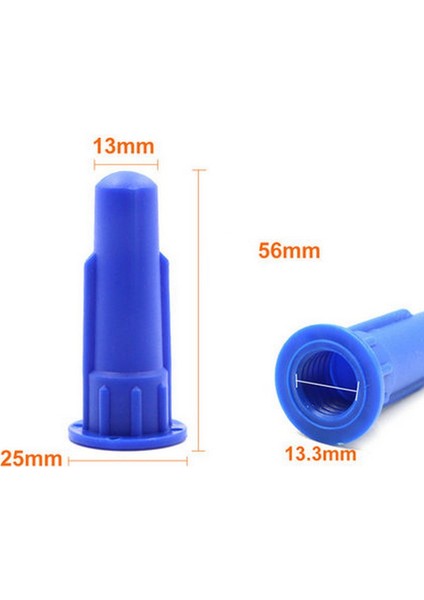 Kartuş Için Silindirik Koni-20 x Mastik Dispenser Aksesuarları-Mavi (Yurt Dışından) fiyatları