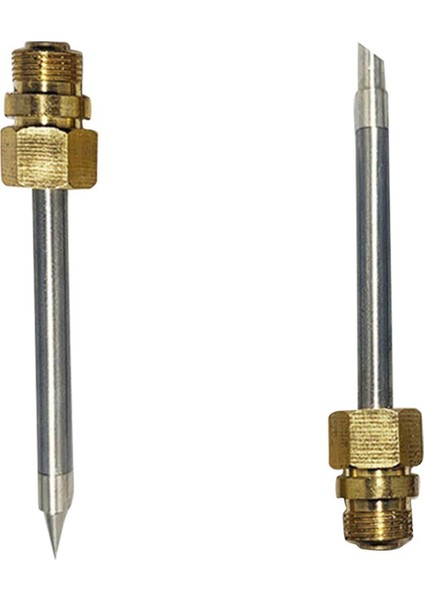 Bradoo-2 Adet 510 Arayüzü Havya Ucu Mini USB Havya Ucu Kaynak Tamir Aksesuarları, At Nalı ve Sivri (Yurt Dışından)